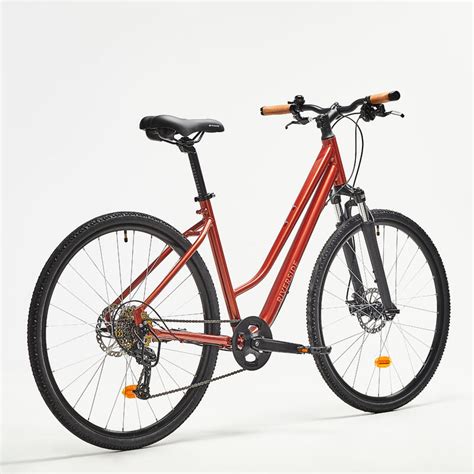 btwin sl569|Cross Bike 28 Zoll Riverside 500 ziegelrot .